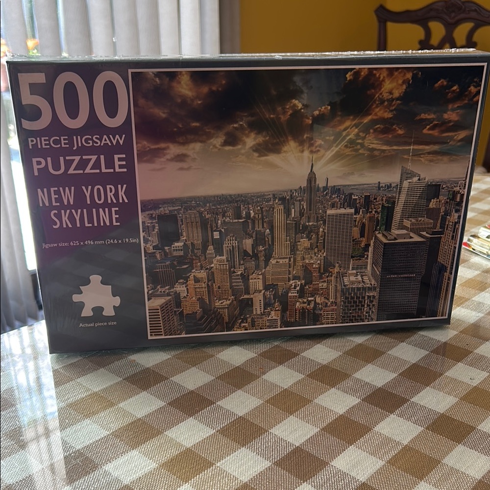 NWT New York Skyline 500-Piece Jigsaw Puzzlel